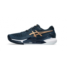 TÊNIS ASICS GEL RESOLUTION 9 CLAY - FRENCH BLUE/PURE GOLD